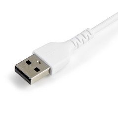 StarTech.com Cavo da USB-A a Lightning da 15cm bianco - Robusto e resistente cavo di alimentazione/sincronizzazione in fibra