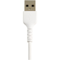 StarTech.com Cavo da USB-A a Lightning da 15cm bianco - Robusto e resistente cavo di alimentazione sincronizzazione in fibra