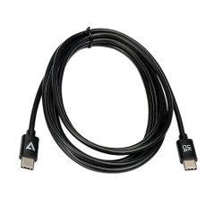 V7 V7USB2C-2M cavo USB USB 2.0 USB C Nero