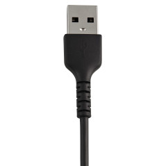 StarTech.com Cavo da USB-A a Lightning da 15cm nero - Robusto e resistente cavo di alimentazione sincronizzazione in fibra