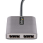 StarTech.com Adattatore USB-C a DisplayPort a 2 Porte - Hub MST Doppia Porta DP 1.4 Alt Mode e DSC fino a 5K 60Hz - Splitter