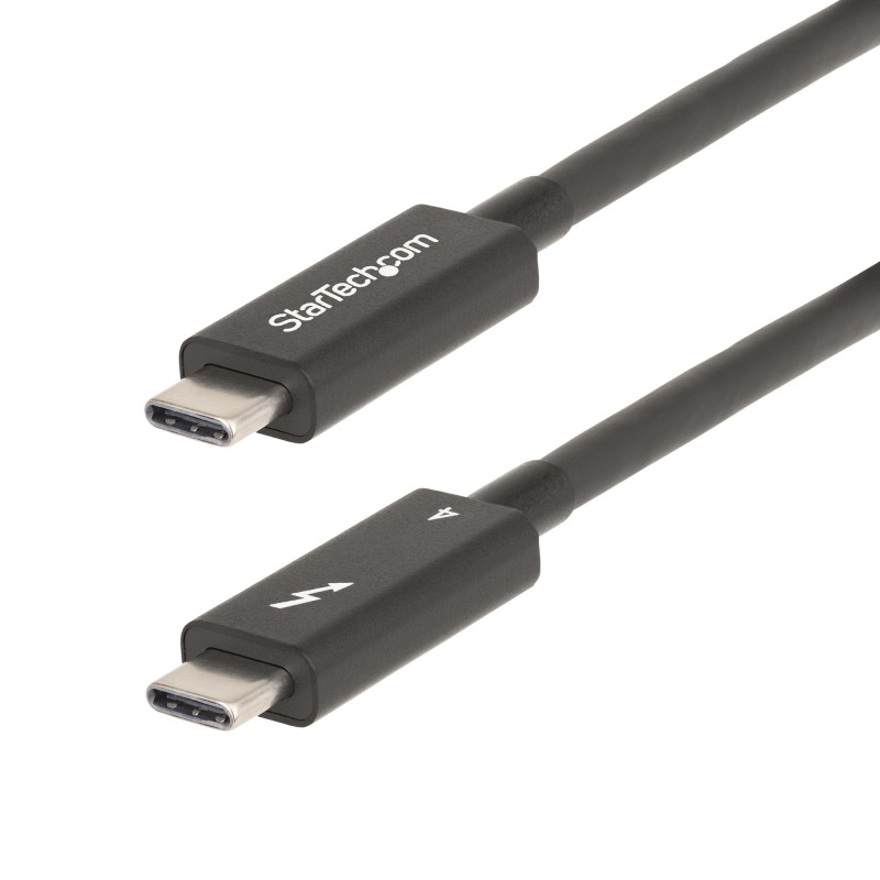 StarTech.com A40G2MB-TB4-CABLE Cavo Thunderbolt 2 m 40 Gbit/s Nero