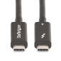 StarTech.com A40G2MB-TB4-CABLE Cavo Thunderbolt 2 m 40 Gbit/s Nero