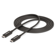 StarTech.com A40G2MB-TB4-CABLE Cavo Thunderbolt 2 m 40 Gbit s Nero