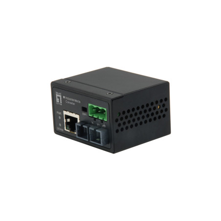 LevelOne IEC-4001 convertitore multimediale di rete 100 Mbit s Modalità multipla Nero