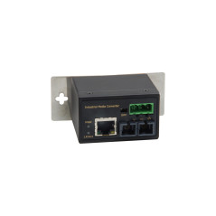 LevelOne IEC-4001 convertitore multimediale di rete 100 Mbit s Modalità multipla Nero