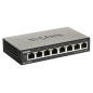 D-Link DGS-1100-08V2 Gestito L2 Gigabit Ethernet (10/100/1000) Nero