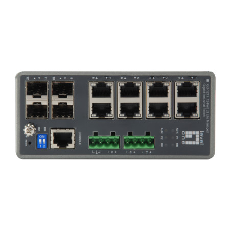 LevelOne IGU-1271 switch di rete Gestito L3 Gigabit Ethernet (10/100/1000) Grigio