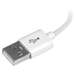 StarTech.com Cavo connettore lightning a 8 pin Apple bianco da 30cm a USB per iPhone   iPod   iPad