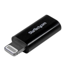 StarTech.com Adattatore connettore Micro USB a Apple Lightning a 8 pin per iPhone   iPad   iPod - Nero