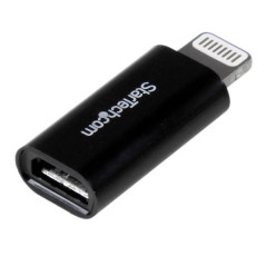 StarTech.com Adattatore connettore Micro USB a Apple Lightning a 8 pin per iPhone   iPad   iPod - Nero