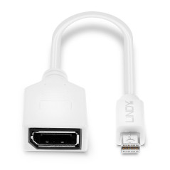 Lindy 41021 cavo DisplayPort 0,15 m Mini DisplayPort Bianco