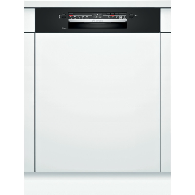 Bosch Serie 2 SMI2ITB33E Lavastoviglie da incasso con frontalino 60 cm nero Classe E