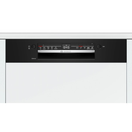 Bosch Serie 2 SMI2ITB33E Lavastoviglie da incasso con frontalino 60 cm nero Classe E