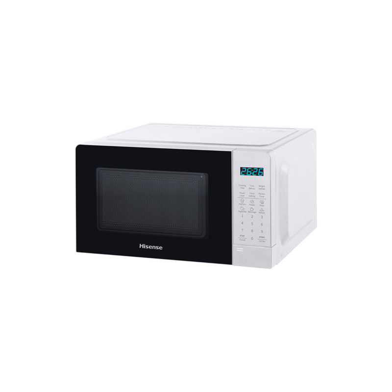 Hisense H20MOWS3G forno a microonde Nero, Bianco Microonde combinato Superficie piana 20 L 700 W