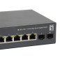 LevelOne GEP-1051 switch di rete Gestito L2/L3/L4 Gigabit Ethernet (10/100/1000) Supporto Power over Ethernet (PoE) Nero