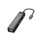 Conceptronic DONN07B replicatore di porte e docking station per laptop USB 3.2 Gen 1 (3.1 Gen 1) Type-C Nero