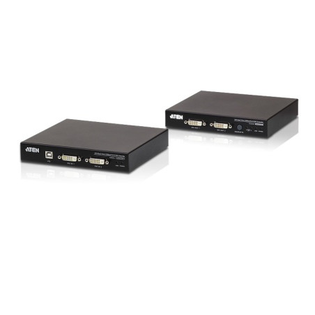 ATEN Extender KVM USB DVI Dual View HDBaseT™ 2.0 (1920 x 1200 a 100 m)