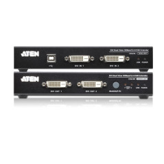 ATEN Extender KVM USB DVI Dual View HDBaseT™ 2.0 (1920 x 1200 a 100 m)