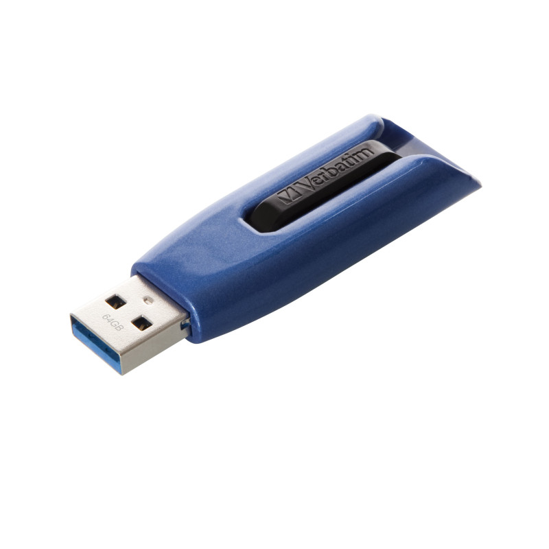 Verbatim V3 MAX - Memoria USB 3.0 da 64 GB - Blu