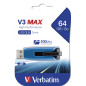 Verbatim V3 MAX - Memoria USB 3.0 da 64 GB - Blu