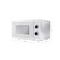 Sharp YC-MS01E-C forno a microonde Bianco Solo microonde Superficie piana 20 L 800 W