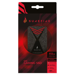 SureFire Gaming 512 GB Micro-USB B 3.2 Gen 1 (3.1 Gen 1) Nero, Grigio