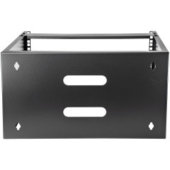 StarTech.com Staffa Rack 19" 6U a Parete - Profondità 35 cm Profilo Basso - Rack 19 pollici per Switch, Patch Panel, Server e