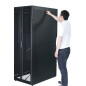 APC EASY RACK 600MM/42U/800MM WITH ROOF SIDE PANEL CASTORS FEET AND 4 BRACKETS NO BOTTOM BLACK Rack indipendenti Nero