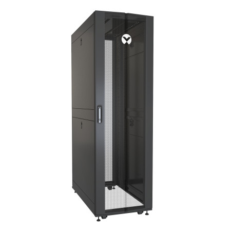 Vertiv VR Rack VR3100 rack 42U Rack indipendenti Nero, Trasparente