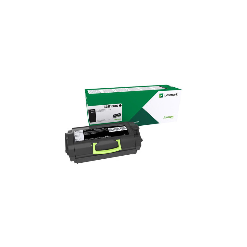 Lexmark 53B2000 cartuccia toner 1 pz Originale Nero