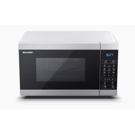 Sharp YC-MG02E-S forno a microonde Nero, Acciaio Microonde combinato Superficie piana 20 L 800 W