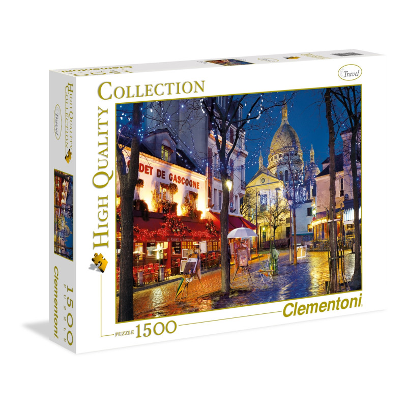 Clementoni Paris, Montmartre Puzzle 1500 pz Città