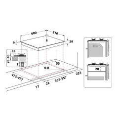 Hotpoint Ariston Piano cottura a gas PCN 640 T (AN) R  HA