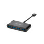 Kensington Hub a 4 porte USB 3.0 UH4000 - Nero