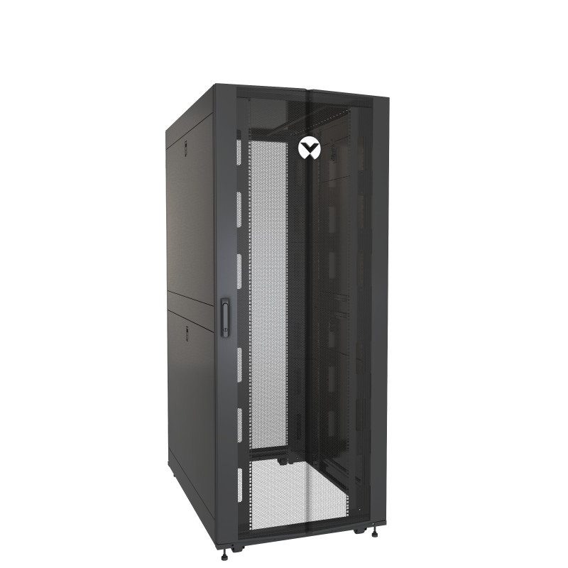 Vertiv VR3350 rack 42U Rack indipendenti Nero, Trasparente