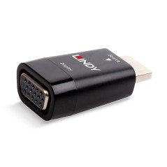 Lindy 38194 adattatore per inversione del genere dei cavi HDMI Type A (Standard) VGA Nero