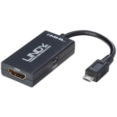 Lindy 41561 adattatore grafico USB Nero