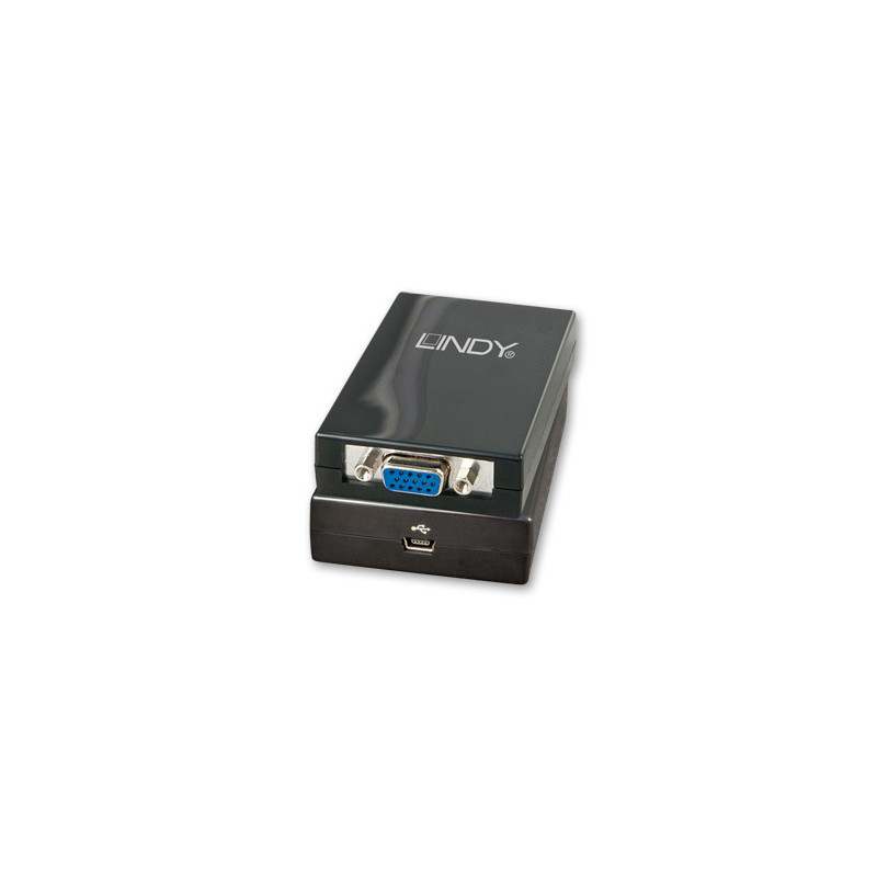 Lindy USB 2.0/VGA adattatore grafico USB Nero