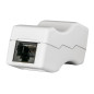 Lindy 34009 adattatore per inversione del genere dei cavi RJ45 Grigio