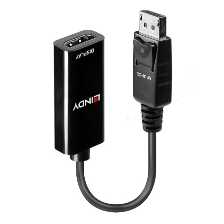 Lindy 41718 cavo e adattatore video 0,15 m DisplayPort HDMI Nero