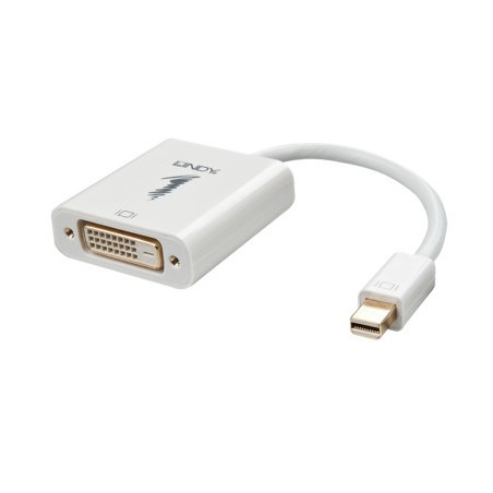 Lindy 41733 cavo e adattatore video 0,17 m Mini DisplayPort DVI-D Bianco