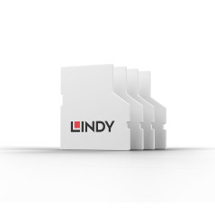 Lindy 40479 clip sicura Bloccaporte SD card Bianco Acrilonitrile butadiene stirene (ABS)