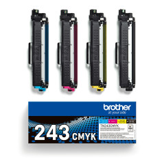 Brother TN-243CMYK cartuccia toner 1 pz Originale Nero, Ciano, Magenta, Giallo