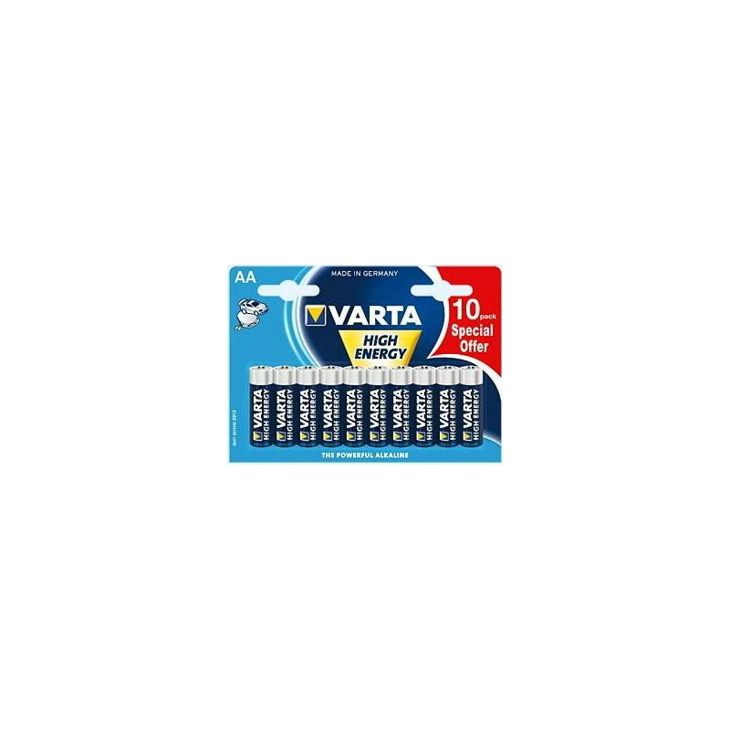 Varta High Energy AA 10-pack Batteria monouso Alcalino