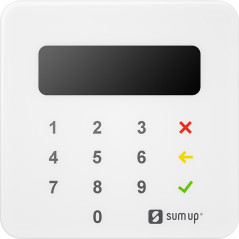 SumUp Air lettore di card readers Interno esterno Bluetooth Bianco