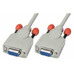 Lindy 3m Null modem cable cavo seriale Bianco