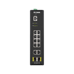 D-Link DIS-200G-12S switch di rete Gestito L2 Gigabit Ethernet (10 100 1000) Nero