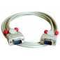 Lindy RS232 cable 10m cavo di segnale Grigio