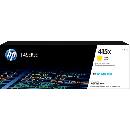 HP Cartuccia toner giallo originale LaserJet 415X ad alta capacità